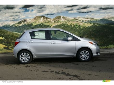 Classic Silver Metallic 2012 Toyota Yaris L 5 Door Exterior Photo ...