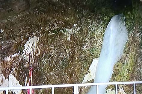 Holy ice lingam melting amidst uncertainty over the Amarnath pilgrimage ...