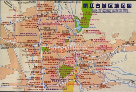 Maps of Lijiang