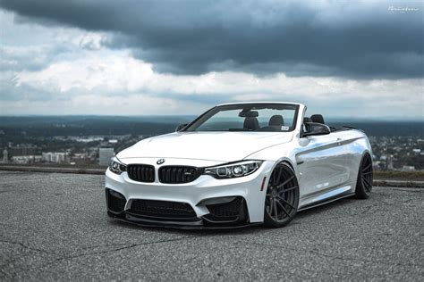 White BMW M4 Cabriolet (F83) on Brixton Forged M51 wheels | Bmw m4, Bmw ...