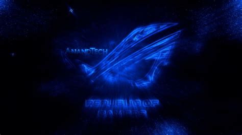 Rog Blue Wallpaper 4K