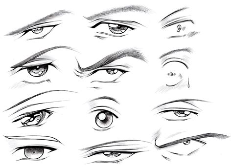 How To Draw Male Eyes Manga - Howto Techno