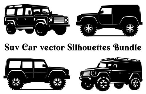 Vector Car Silhouettes Bundle, Set of Car vector silhouette Clipart ...