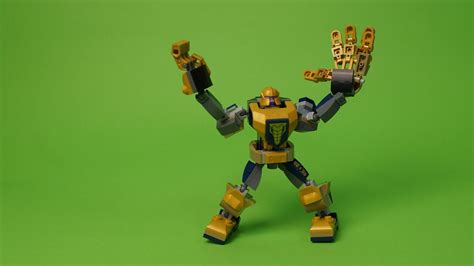 Lego Marvel Thanos Mech Robot Suit Dance (76141). Lego Stop Motion Fun ...