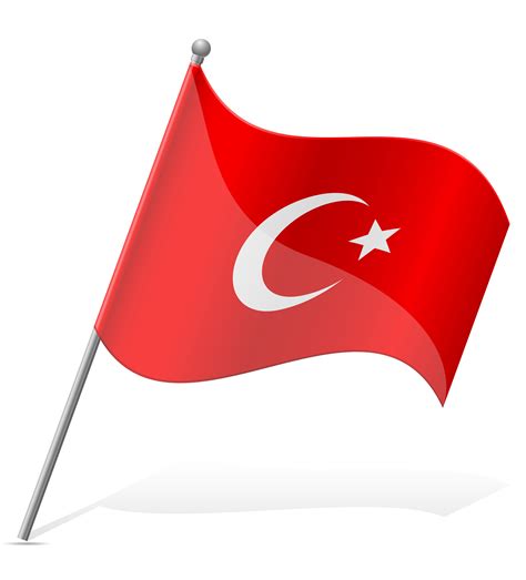 flag of Turkey vector illustration 516366 Vector Art at Vecteezy