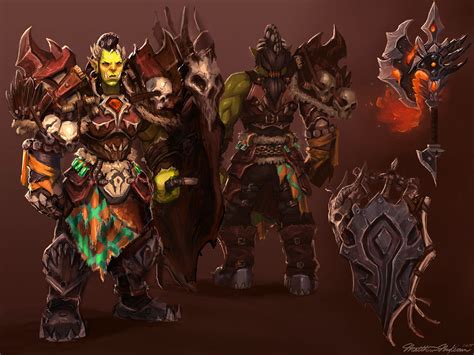 Orc Warrior on Behance