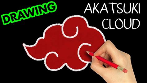 how to draw Akatsuki Cloud | Art Therapy - YouTube