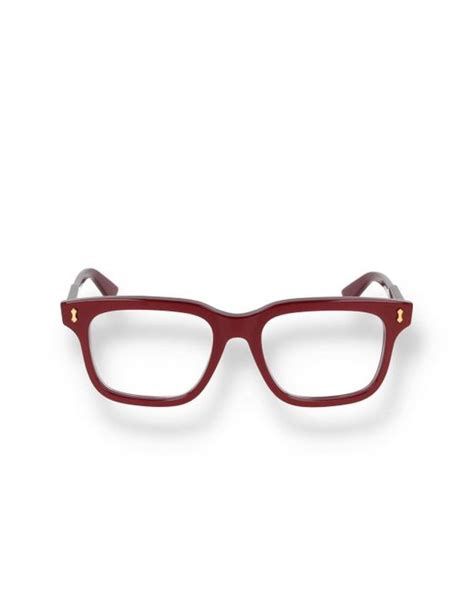 Gucci Eyeglasses in Red | Lyst