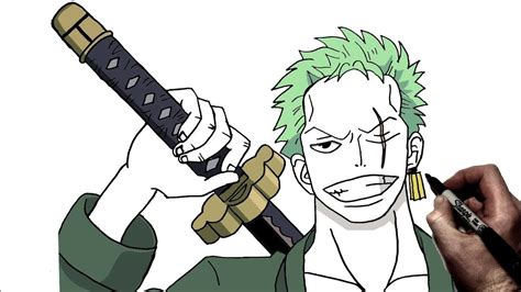 Roronoa Zoro Angry Drawing