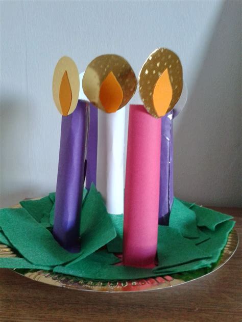 Flame: Creative Children's Ministry: Advent Wreath Craft