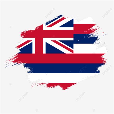 Usa State Hawaii Vector Flag Design Template, Flag, Vector Flag, Grunge ...