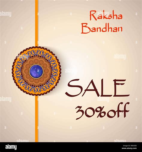 Raksha Bandhan celebration. Creative illustration,sale banner or poster ...