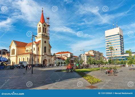 Zrenjanin Downtown, City Architecture, Urban Landscape Editorial Stock ...