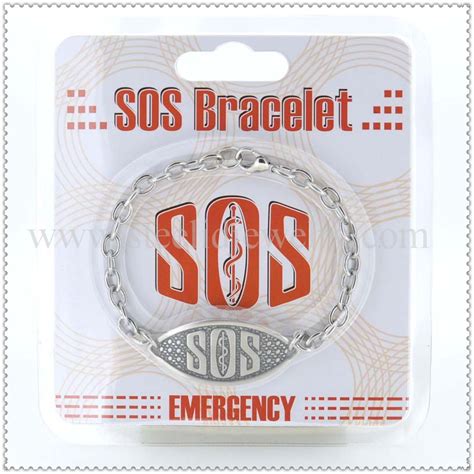 The hottest sos bracelet-stainless steel sos bracelet-sos plate