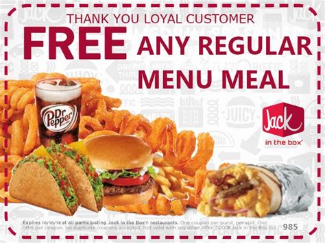 Jack In The Box Coupons: 24% Off Coupon, Printable Deals 2022 | Jack in ...