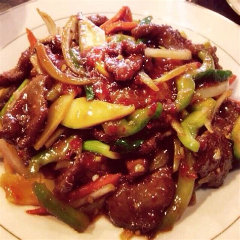 hot and spicy beef chinese take out