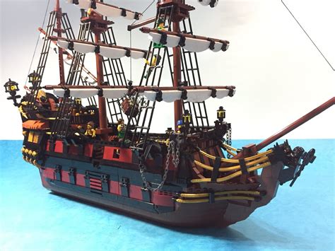 Pirate ship - Black Queen | Lego pirate ship, Lego ship, Pirate lego