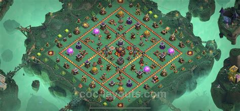 Best Base TH10 with Link, Hybrid Anti Everything 2022 - Town Hall Level ...