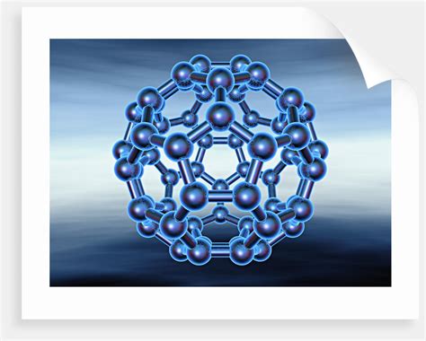 Buckyball also known as Fullerene or Buckminsterfullerene posters ...