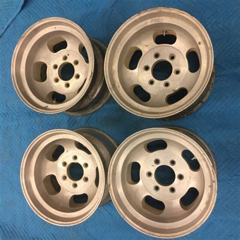 VINTAGE SLOT MAG WHEELS 16.5 X 9.5 6X5.5 LUG ANSON US MAG 6 LUG ...