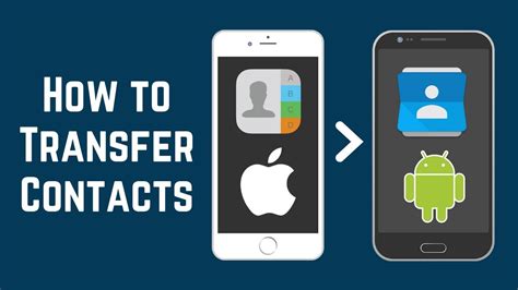 How to Transfer Contacts from iPhone to Android - YouTube
