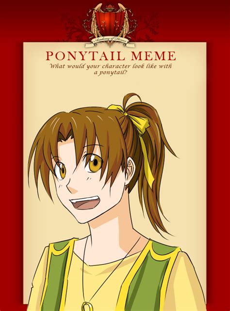 Aoh Ponytail meme by baka-kiiro on DeviantArt