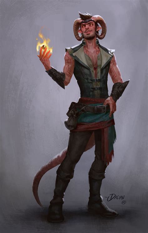 m Tiefling Rogue Arcane Trickster casting From rpg-settings Fantasy ...