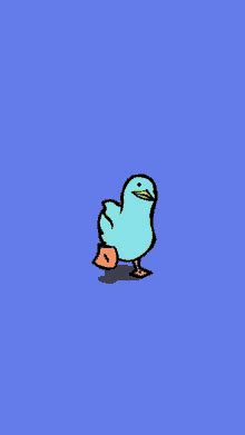 Animated Walking Duck Changing Colors GIF | GIFDB.com