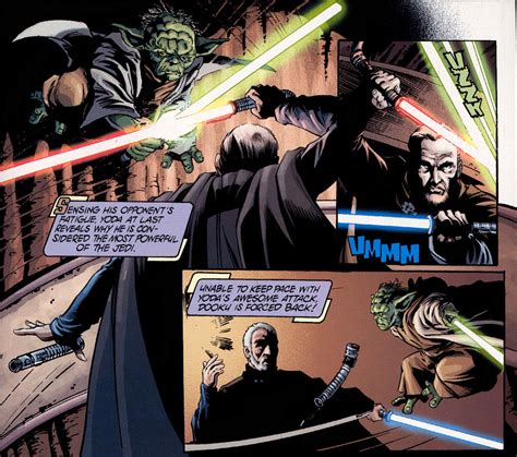 Count Dooku vs Yoda in AotC - was Yoda fighting at full capacity?