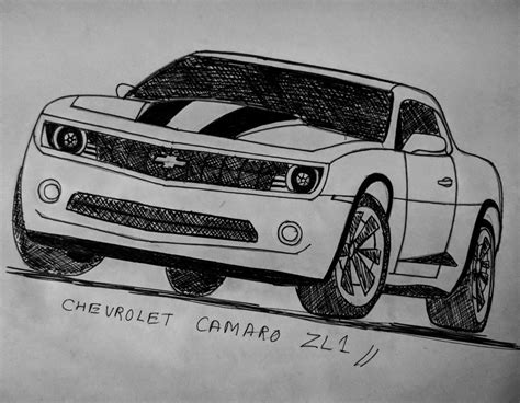 How To Draw A Chevrolet Camaro Zl1 - immeasurably synonym