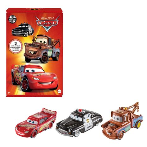 Buy Mattel Disney Pixar Cars Toys, Radiator Springs 3-Pack with ...