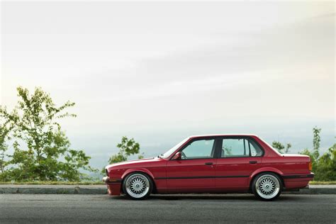 Lowered BMW E30 Sedan