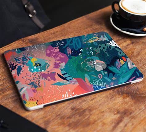 Floral Laptop Sticker Watercolor Flower Notebook Vinyl Dell Hp Lenovo ...