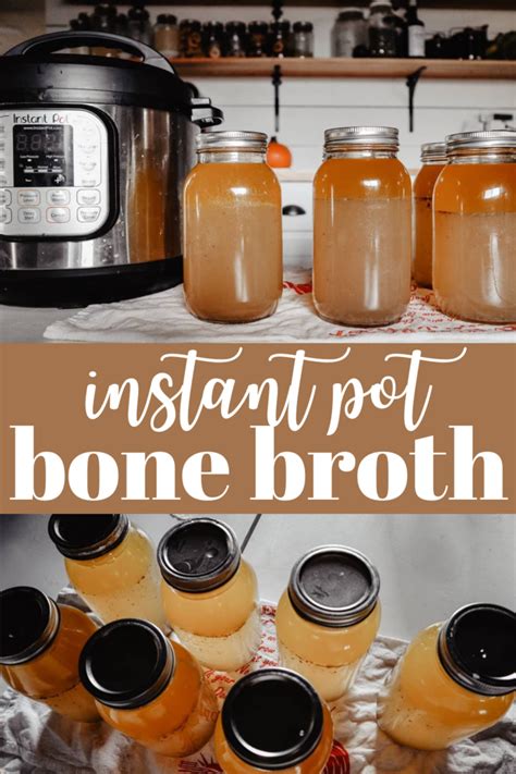 Instant Pot Bone Broth Recipe - Wilson Homestead