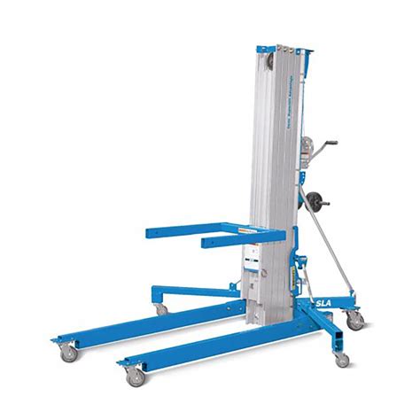 Genie SL15 Beam Lifter with Fork Extensions - Olympus Plant and Tool Hire