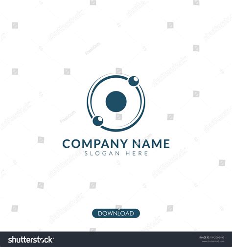 Ion Logo Minimalist Vector Illustration Stock Vector (Royalty Free ...