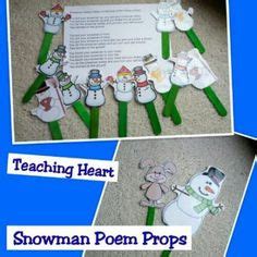 Five Little Snowmen fingerplay | EC Activities | Pinterest | Snowman ...