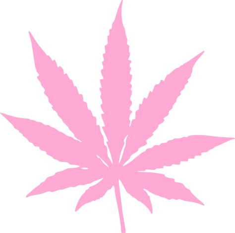 Pink Weed Leaf Clip Art at Clker.com - vector clip art online, royalty ...