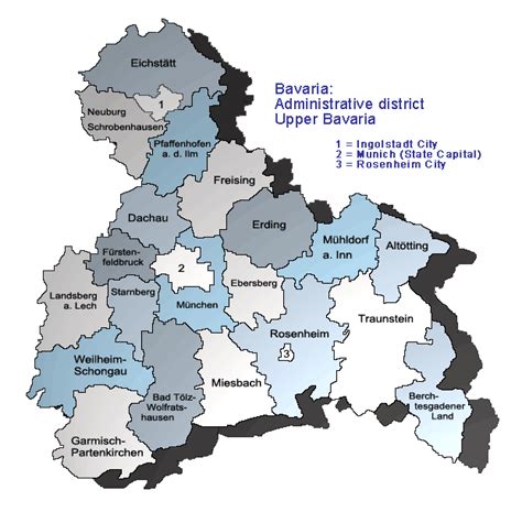 Counties in Upper Bavaria