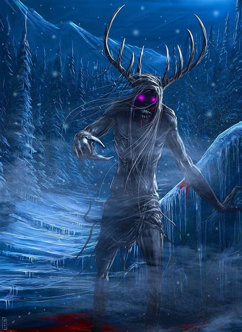 Wendigo. Beast creature, Wendigo, Fantasy monster HD phone wallpaper ...