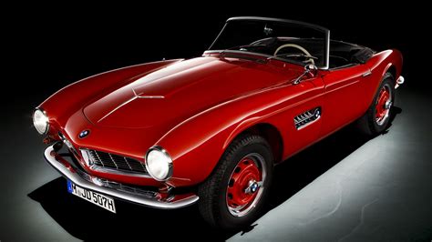 BMW 507 Series 1 Convertible Old Red Sport Car HD Cars Wallpapers | HD ...