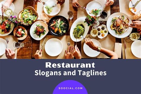 995 Restaurant Slogans and Taglines To Feast For Success! - Soocial