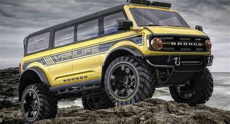 Digitally Modified Ford Bronco Imagines The Off-Road SUV As A Cab ...