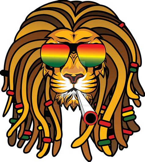 Rasta Lion Logo/Tattoo by DefyingMyKarma on DeviantArt