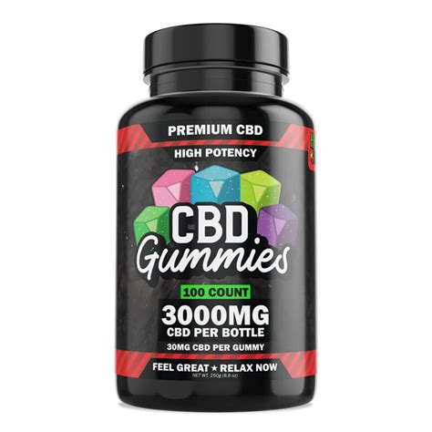 100 Count High Potency CBD Gummies | Hemp Bombs