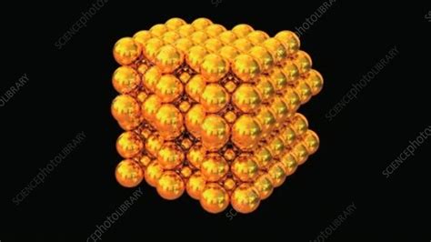 Gold crystal structure, animation - Stock Video Clip - K003/9318 ...