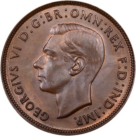 1938-1948 Australia Penny obverse