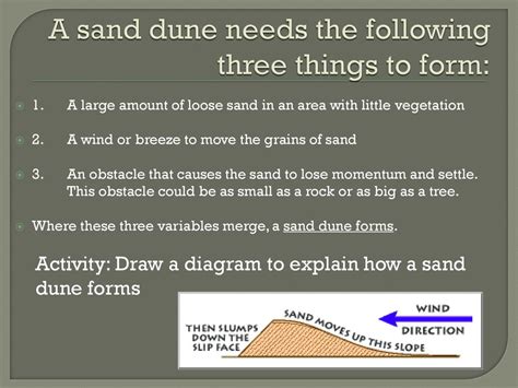 Sand Dune Formation. - ppt download