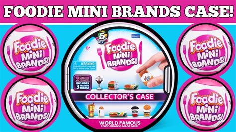 Surprise Foodie Mini Brands Collectors Case With Exclusive Minis By ...