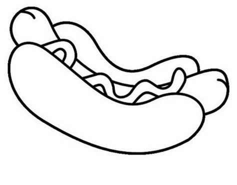 Hot Dog Drawing at GetDrawings | Free download